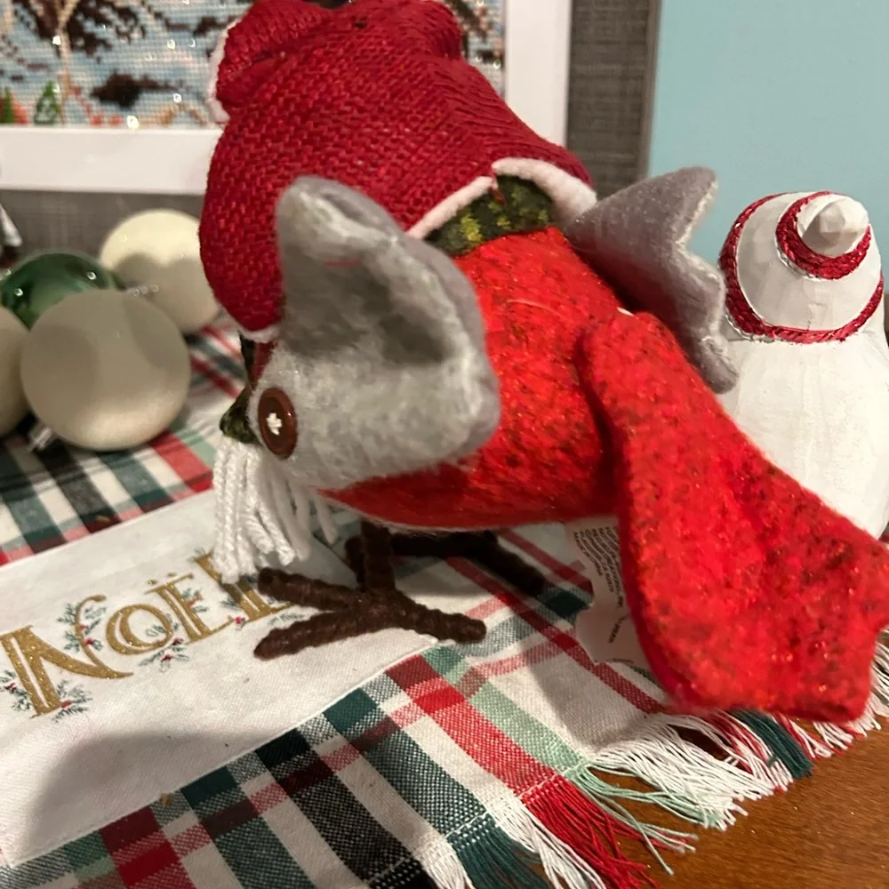 Rare Target Featherly Friends 2013 and resin Christmas bird